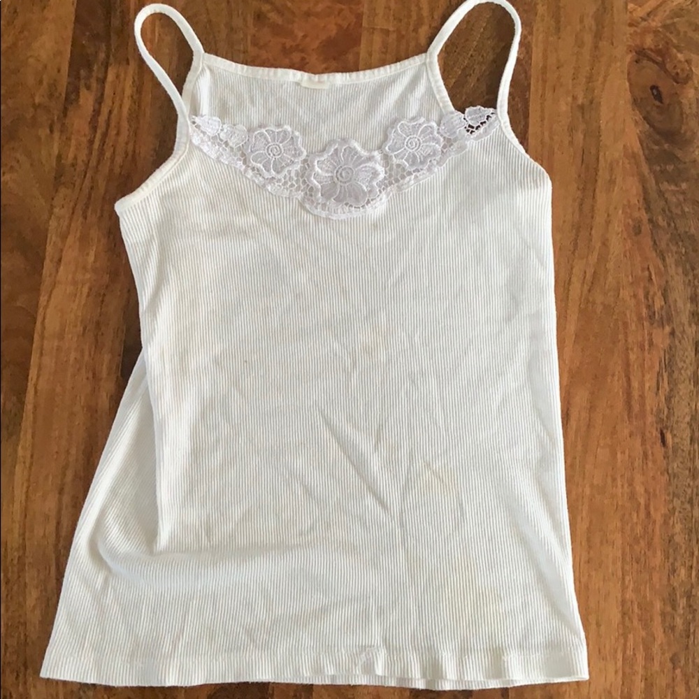 Early 2000s lace front camisole